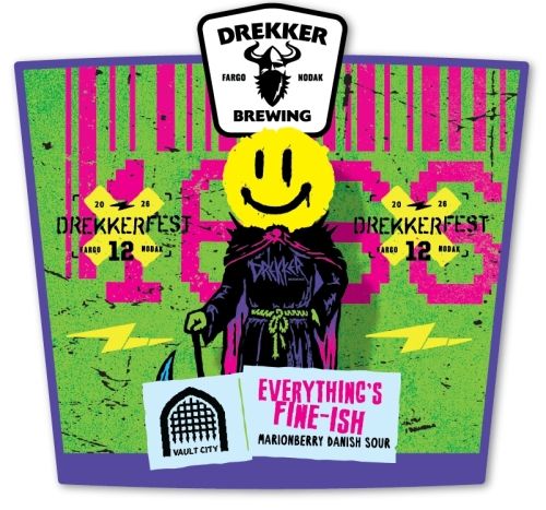 Drekker Everything's Fine-ish Marionberry Danish Sour 4pk Can