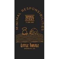 Little Thistle Minimal Responsibilities Imperial Stout 4pk 8oz Can