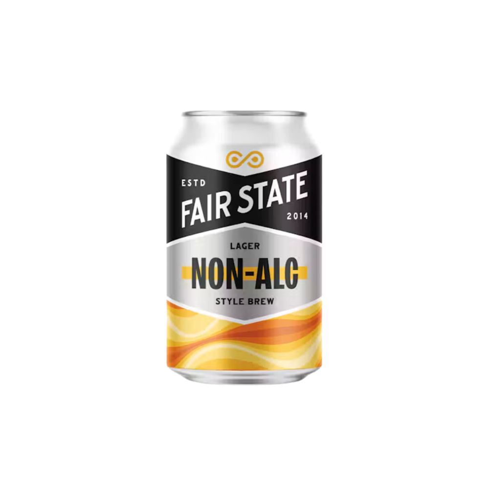 Fair State Non-Alcoholic Lager 4pk Can