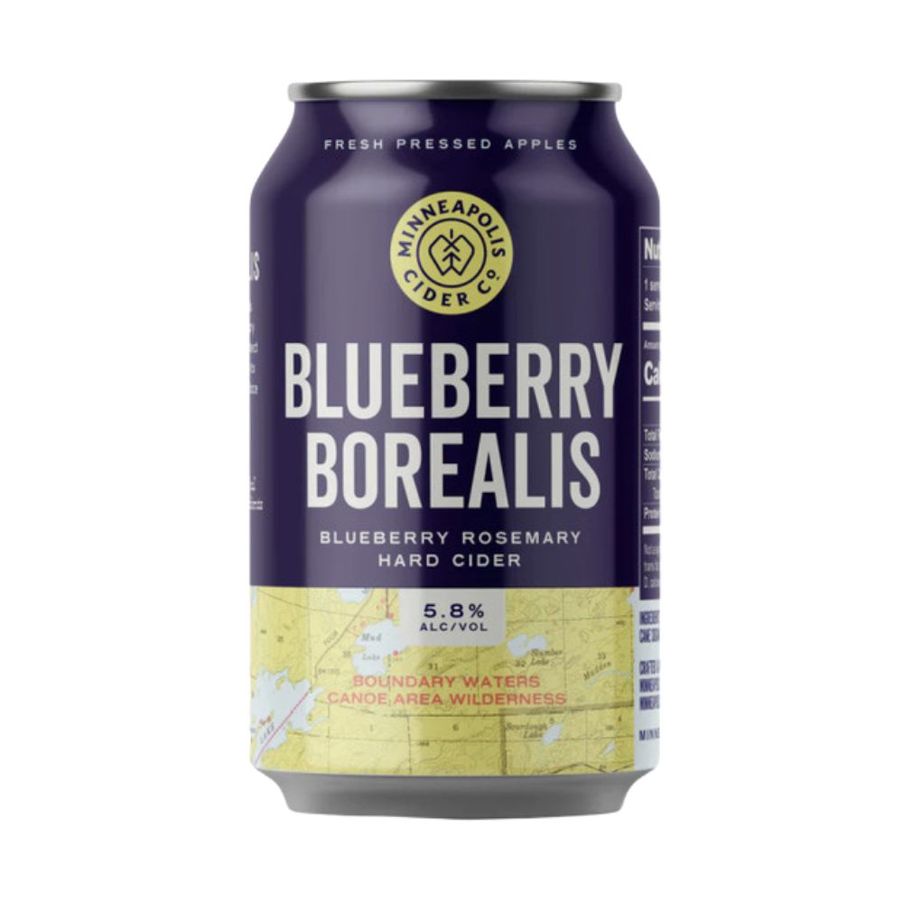 Minneapolis Blueberry Borealis Cider 6pk Can