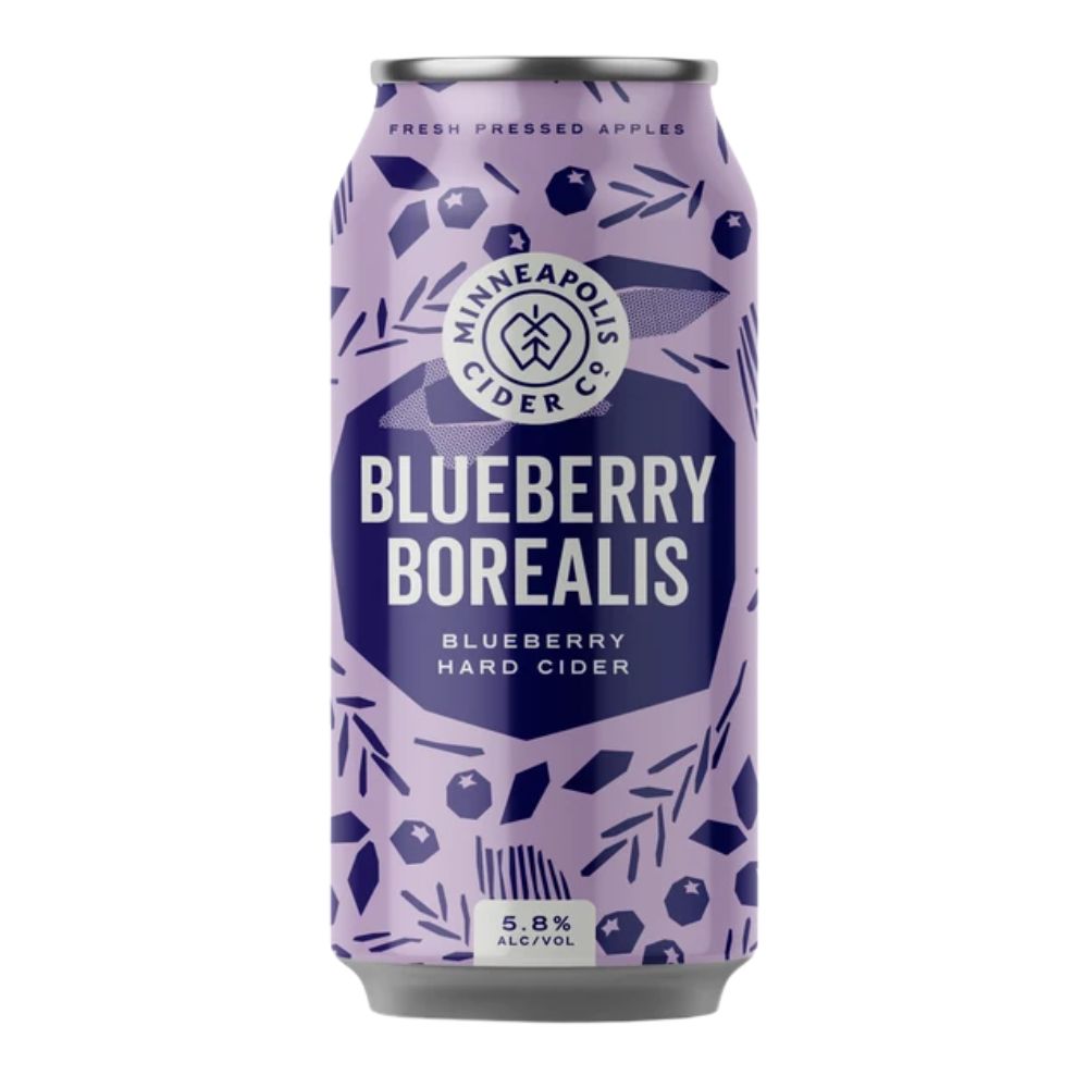 Minneapolis Blueberry Borealis Cider 4pk Can