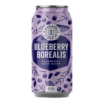 Minneapolis Blueberry Borealis Cider 4pk Can