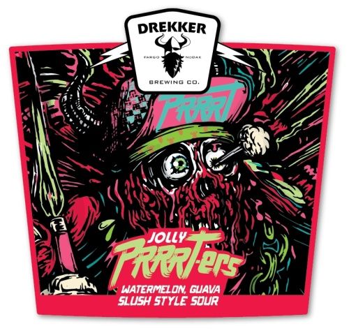 Drekker Jolly Prrrters Watermelon Guava Slush Sour 4pk Can