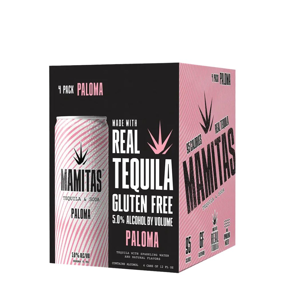 Mamitas Paloma Tequila Seltzer 4pk Can