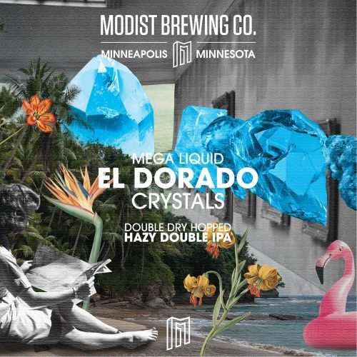 Modist Mega Liquid El Dorado Crystals DDH DIPA 4pk Can