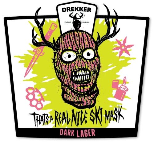 Drekker That's A Real Nice Ski Mask Dark Lager 4pk Can