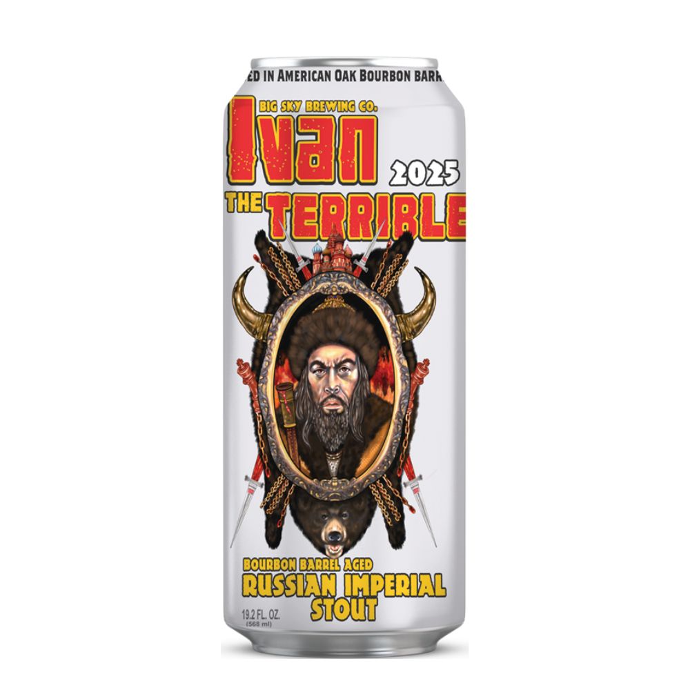 Big Sky Bourbon Barrel Ivan The Terrible Imperial Stout 19.2oz Can