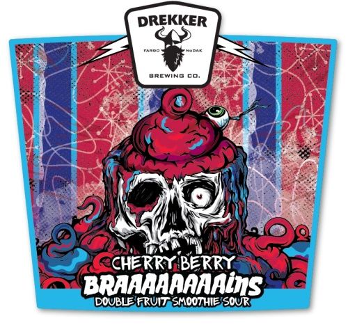 Drekker Cherry Berry Braaaaaaaains Sour 4pk Can