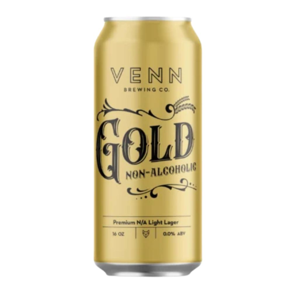 Venn Gold Non-Alcoholic Helles Lager 4pk Can