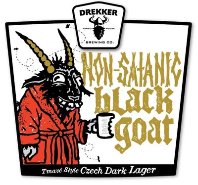 Drekker Non-Satanic Black Goat Czech Dark Lager 4pk Can