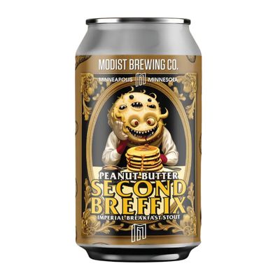Modist Peanut Butter Second Breffix Imperial Stout 4pk Can