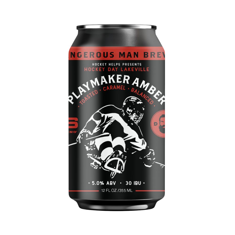 Dangerous Man Playmaker Amber Ale 6pk Can