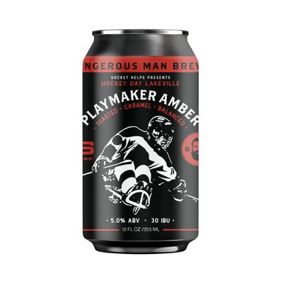 Dangerous Man Playmaker Amber Ale 6pk Can