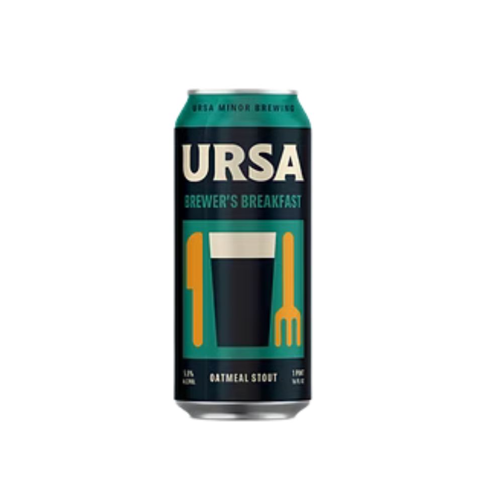 Ursa Minor Brewer's Breakfast Oatmeal Stout 4pk Can