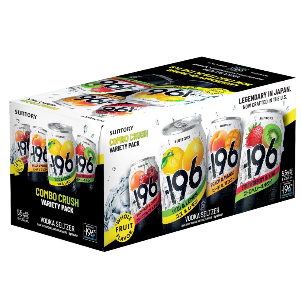 Suntory -196 Vodka Seltzer Crush Variety 8pk Can