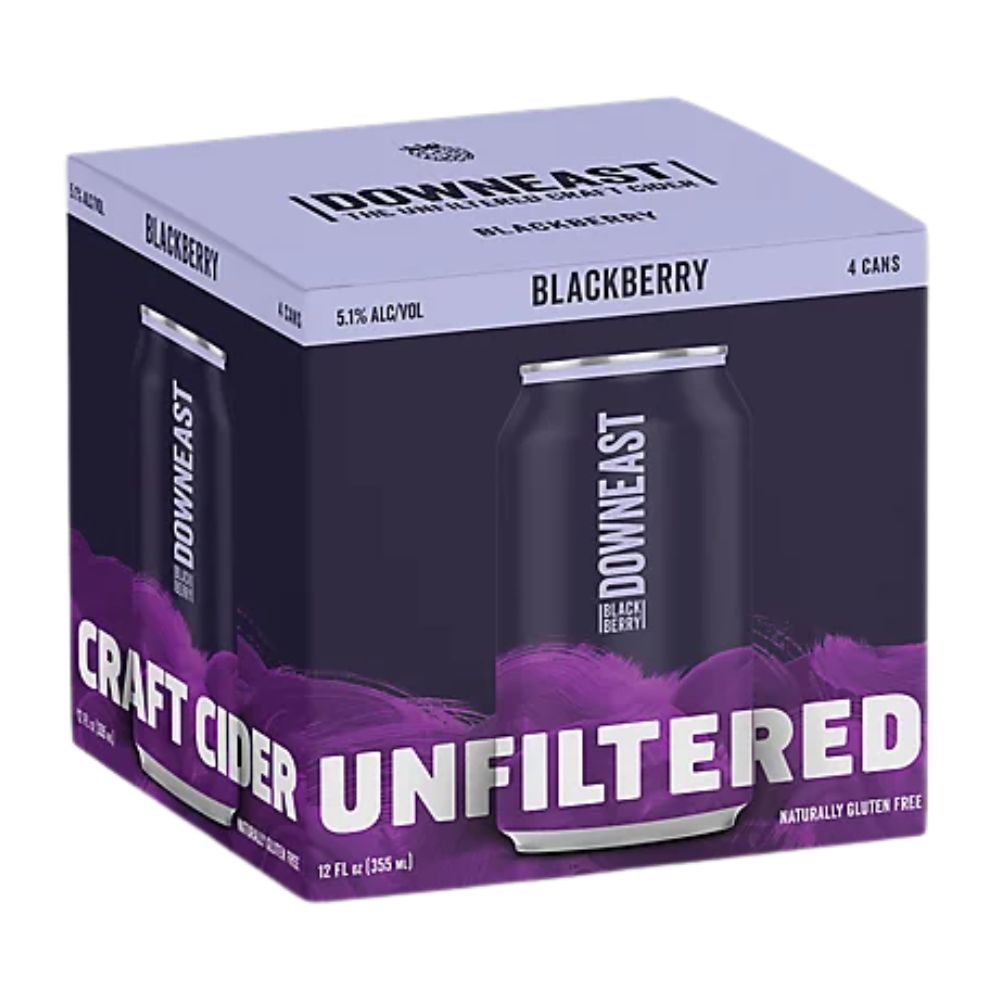 Downeast Blackberry Cider 4pk Can