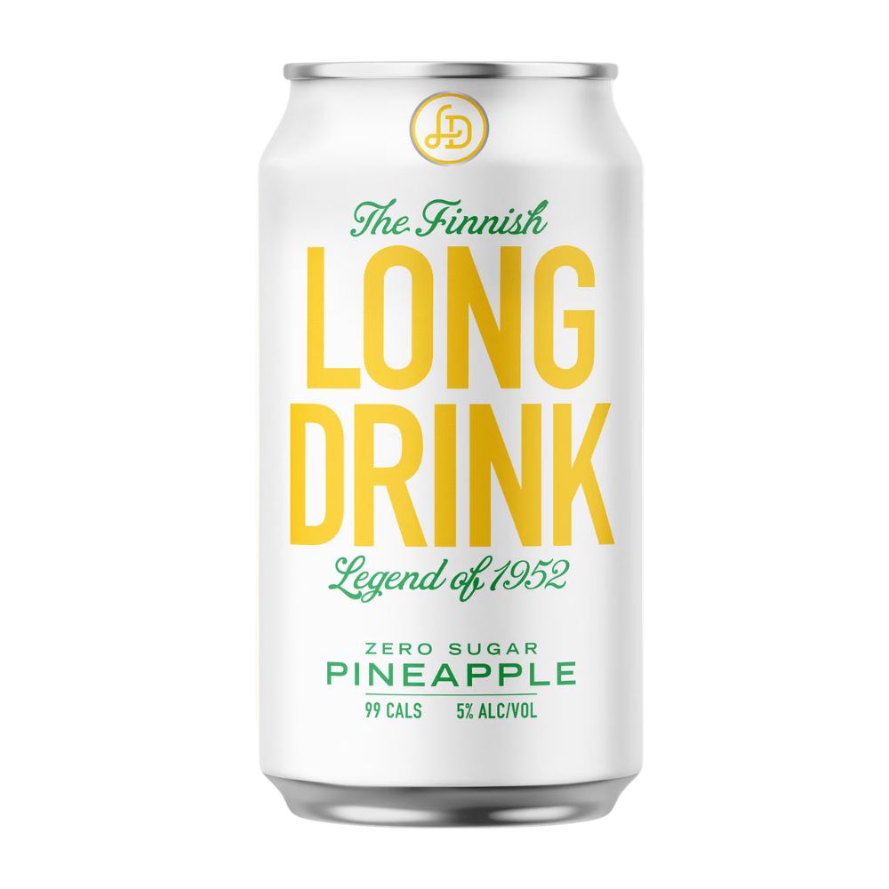The Finnish Long Drink Zero Sugar Pineapple 6pk Can