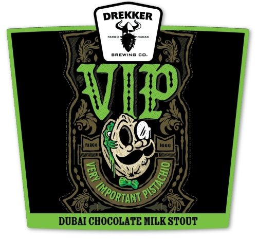 Drekker VIP: Very Important Pistachio Milk Stout 4pk Can