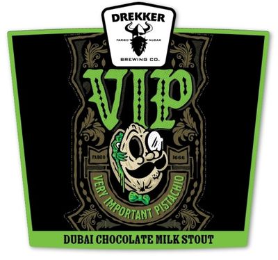 Drekker VIP: Very Important Pistachio Milk Stout 4pk Can