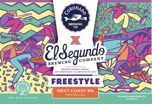 Coronado Freestyle West Coast IPA 4pk Can