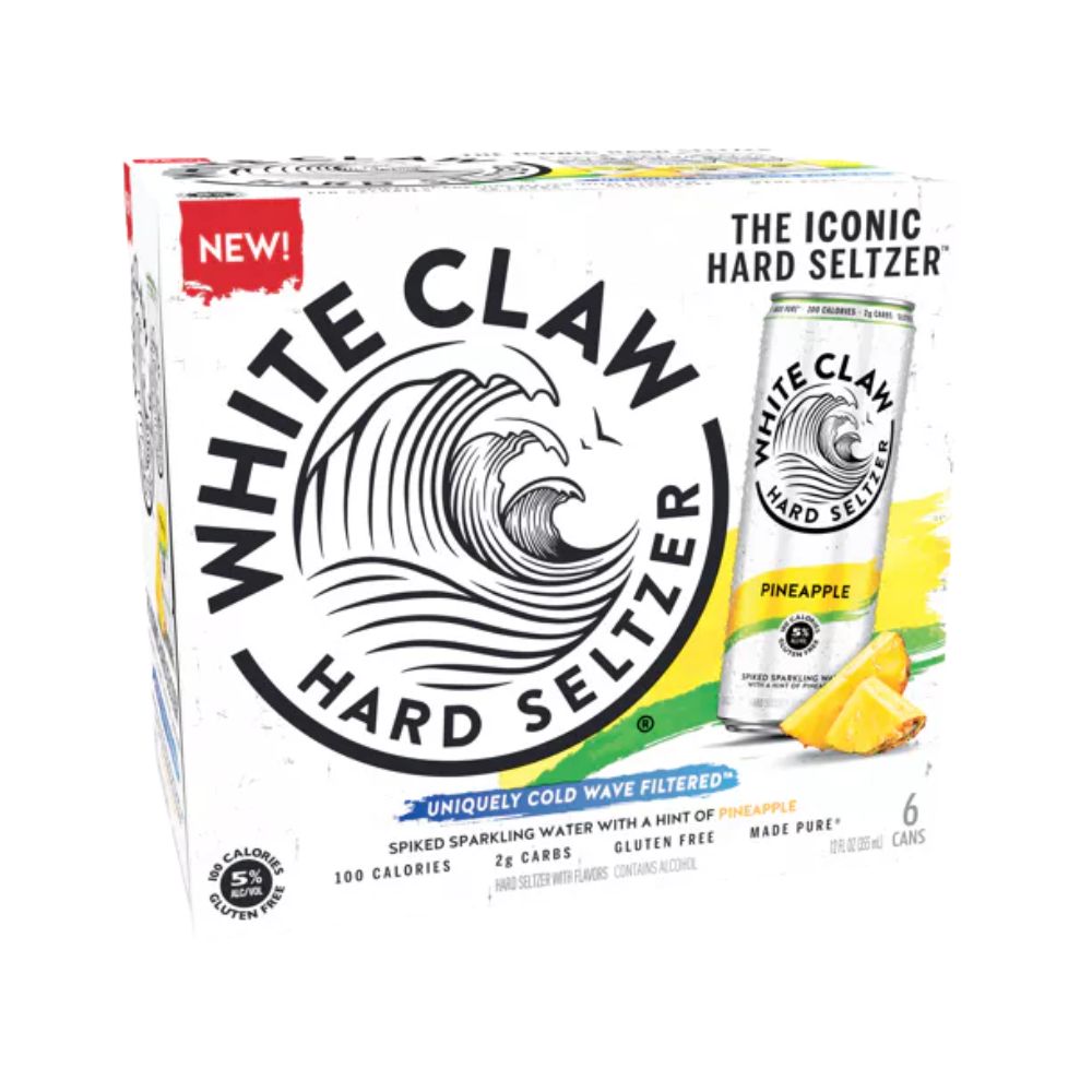 White Claw Pineapple 6pk Can