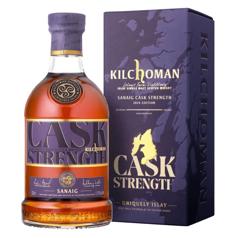Kilchoman Cask Strength Sanaig Single Malt Scotch