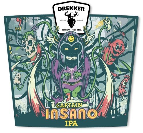 Drekker Captain Insano IPA 4pk Can