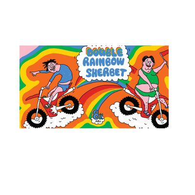 Prairie Double Rainbow Sherbet Imperial Sour 4pk Can