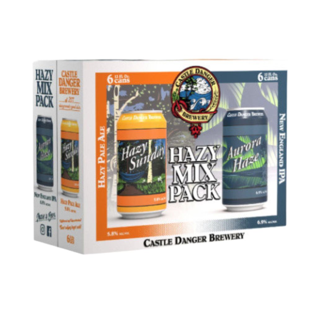 Castle Danger Hazy Mix Pack 12pk Can