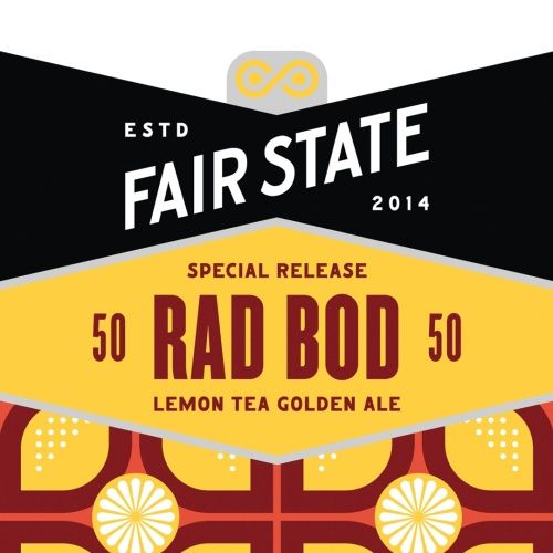 Fair State Rad Bod Lemon Tea Golden Ale 4pk Can