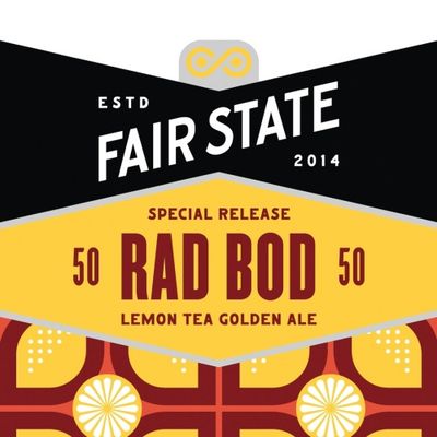 Fair State Rad Bod Lemon Tea Golden Ale 4pk Can