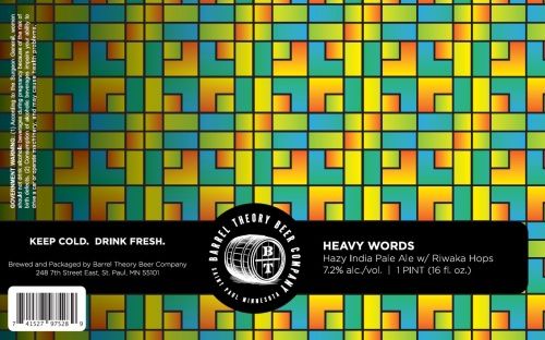 Barrel Theory Heavy Words IPA 4pk Can