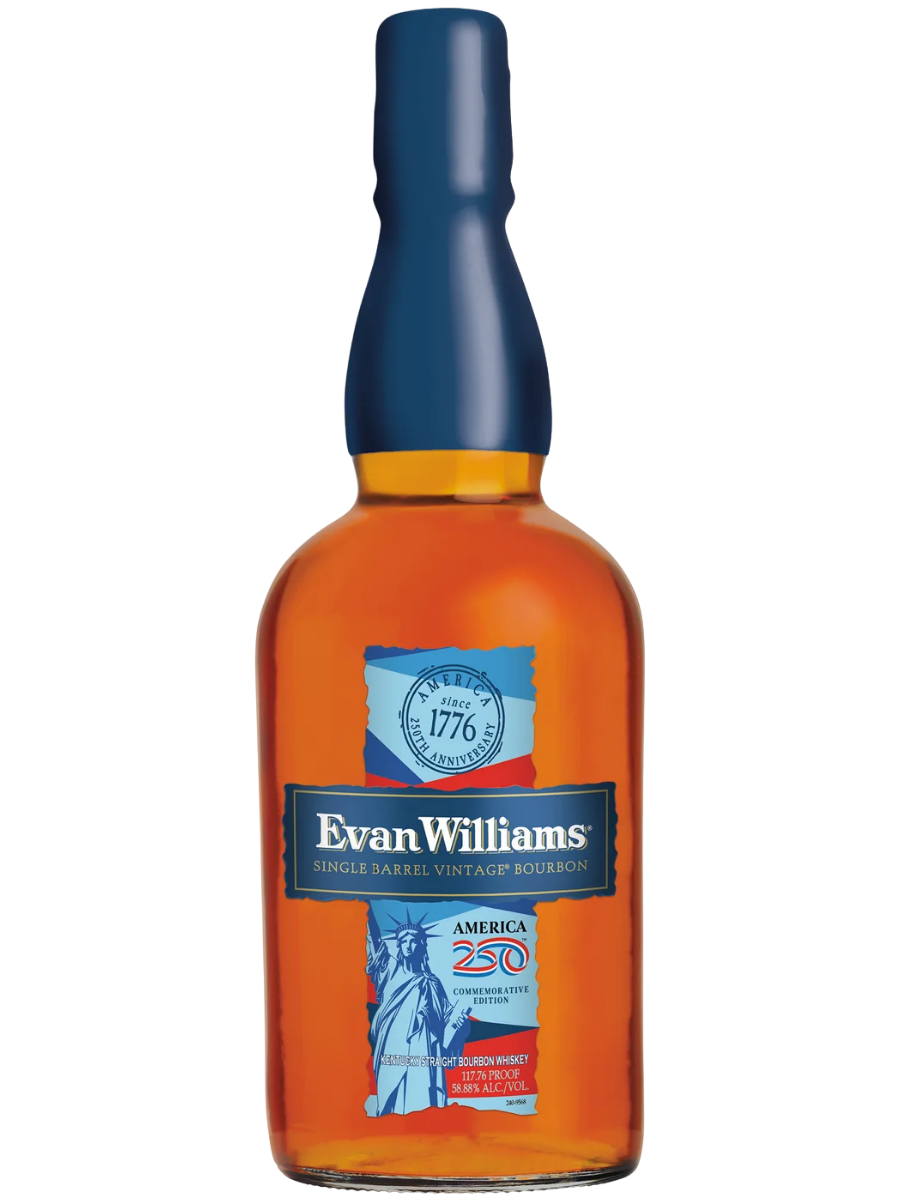 Evan Williams Single Barrel America 250th Commemorative Edition Bourbon
