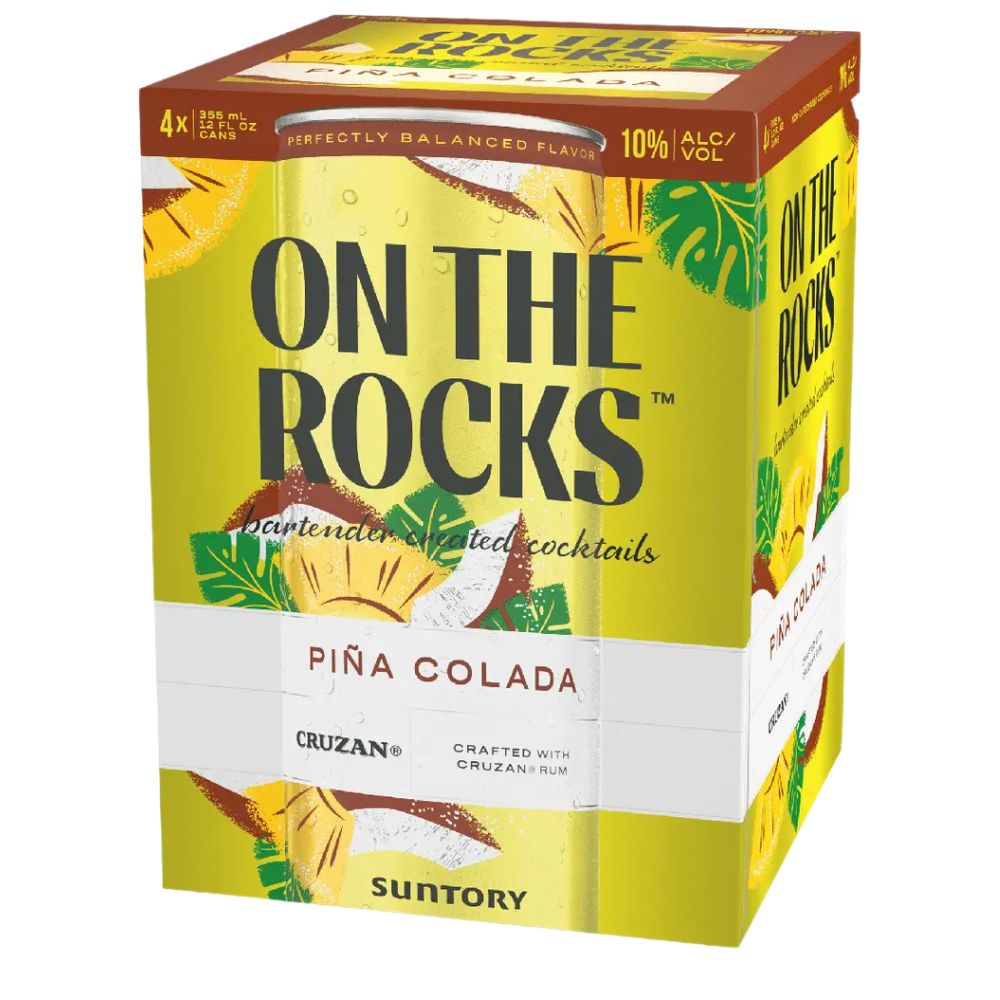 On The Rocks Piña Colada 4pk Can