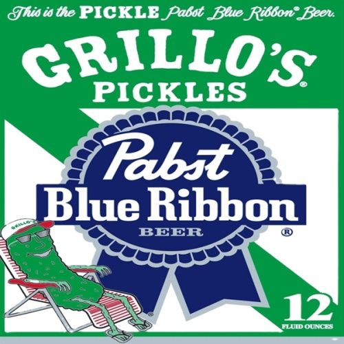 Pabst Blue Ribbon Grillo's Pickle Beer 6pk Can