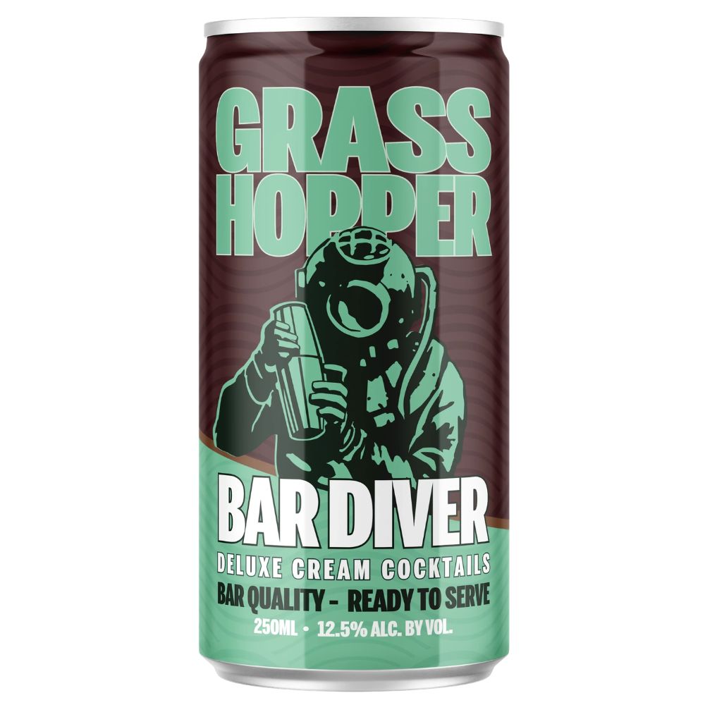 Bar Diver Grasshopper Cocktail 4pk Can