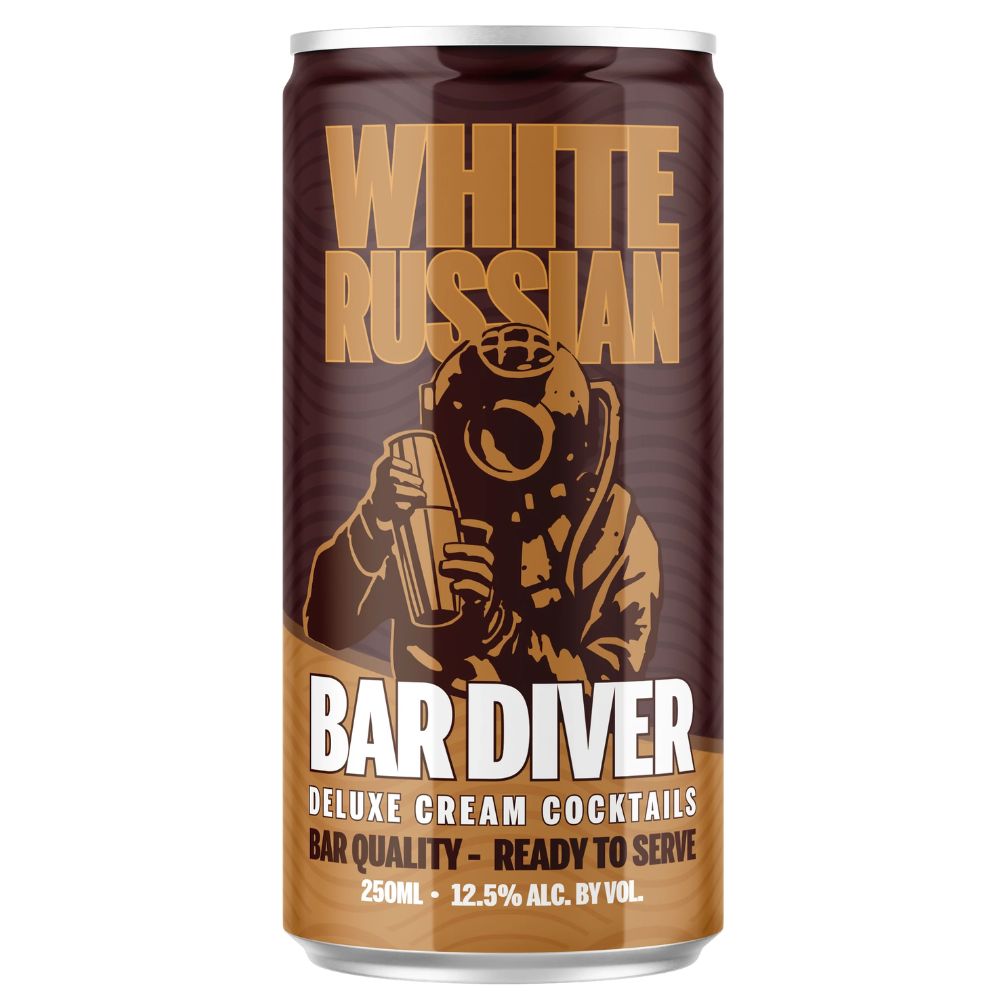 Bar Diver White Russian Cocktail 4pk Can