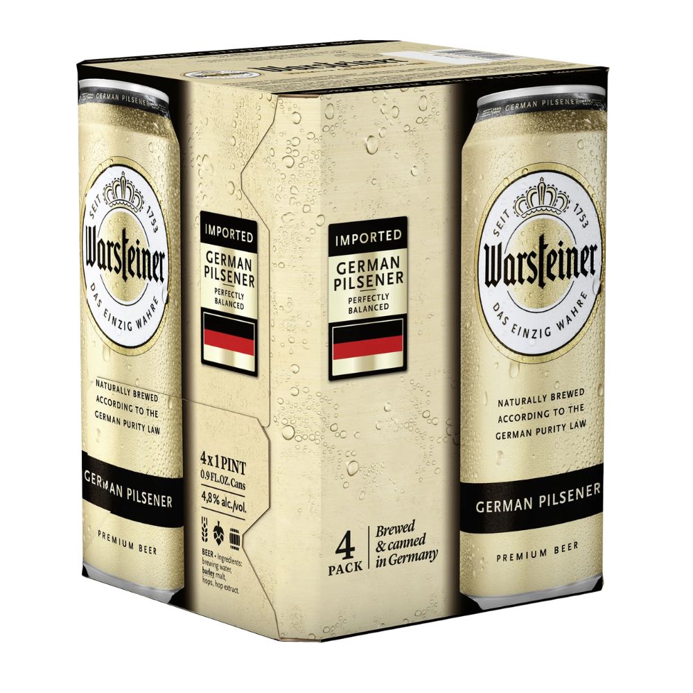 Warsteiner German Pilsener 4pk Can