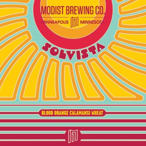Modist Solvista Blood Orange Calamansi Wheat Ale 4pk Can