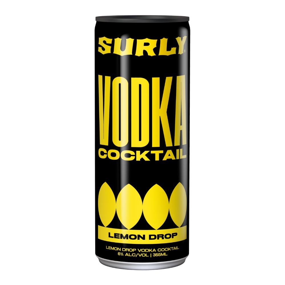 Surly Lemon Drop Vodka Cocktail 4pk Can