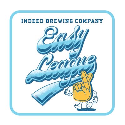 Indeed Easy League Light Lager 8pk Can