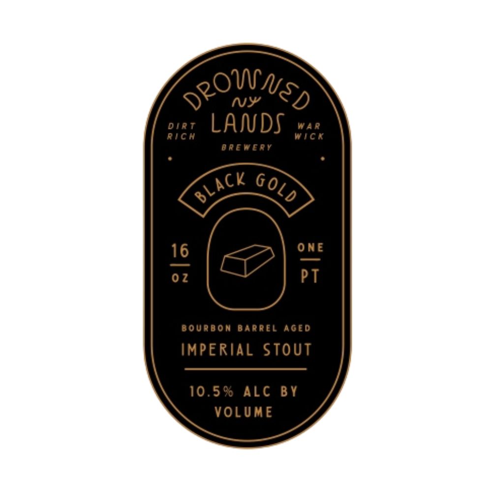 Drowned Lands Black Gold BA Imperial Stout 4pk Can