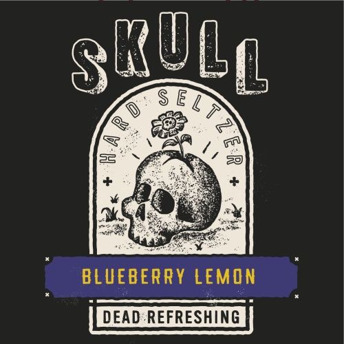 Modist Skull Blueberry Lemon Seltzer 4pk Can