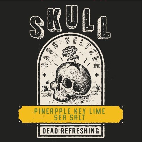 Modist Skull Pineapple Key Lime &amp; Sea Salt Seltzer 4pk Can