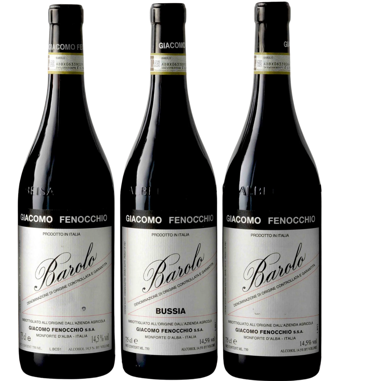 [44SELECT] Giacomo Fenocchio Barolo Bussia Riserva Vertical Pack Set '96/'99/'01