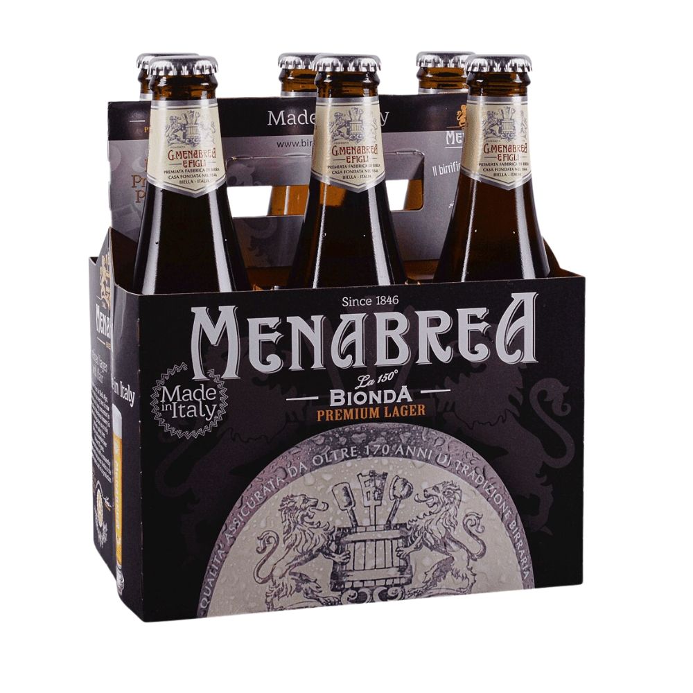 Birra Menabrea Bionda Lager 6pk