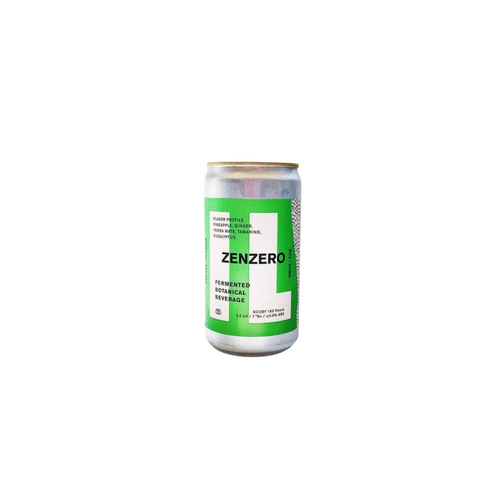 3Leche ZenZero Fermented Botanical NA Beverage 4pk Can