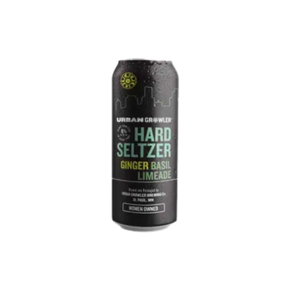 Urban Growler Ginger Basil Limeade Hard Seltzer 4pk Can