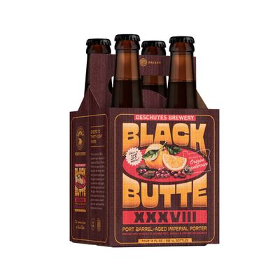 Deschutes Black Butte XXXVIII Port Barrel Imperial Porter 4pk