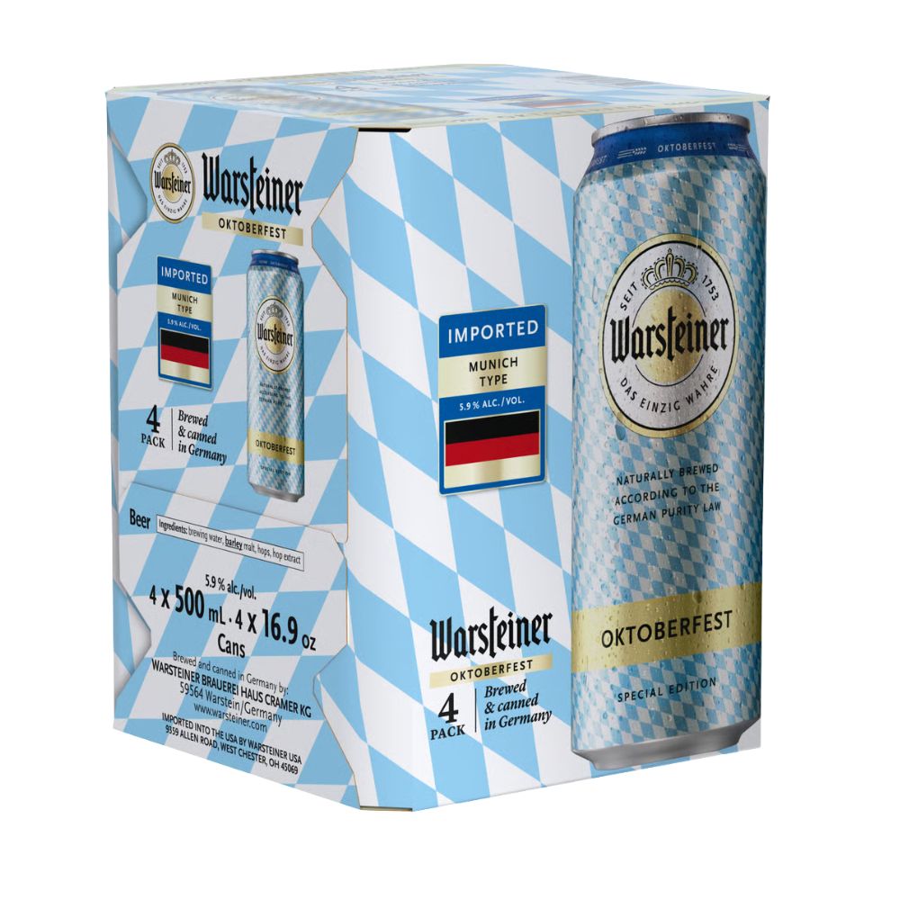 Warsteiner Oktoberfest 4pk Can